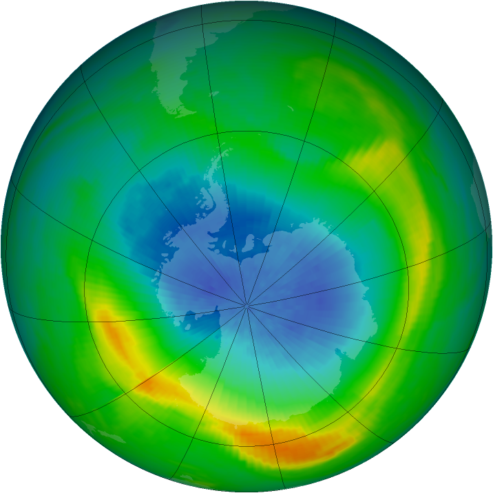 Ozone Map 1980-10-12